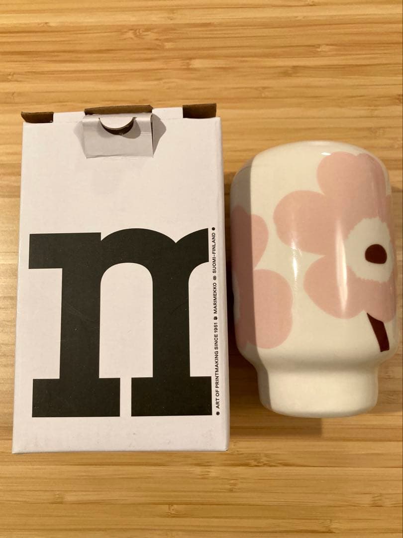 マリメッコ ウニッコ柄 フラワーベース