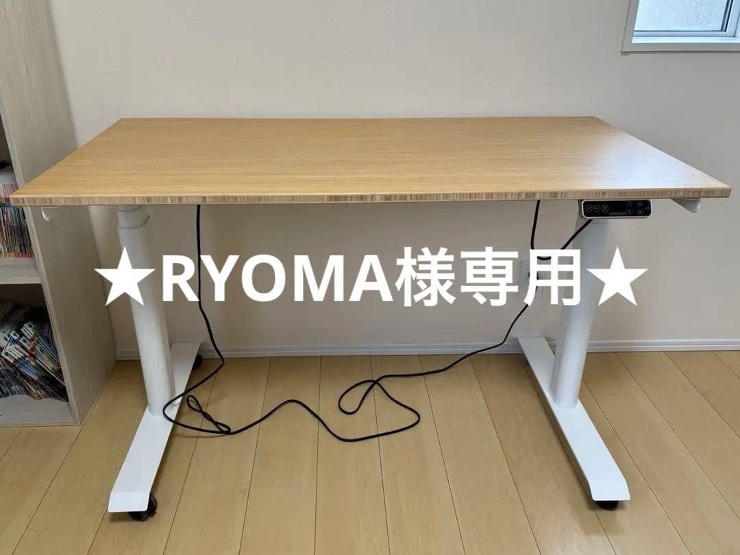 FLEXISPOT E8W bamboo 1206セット 天板60×120cm