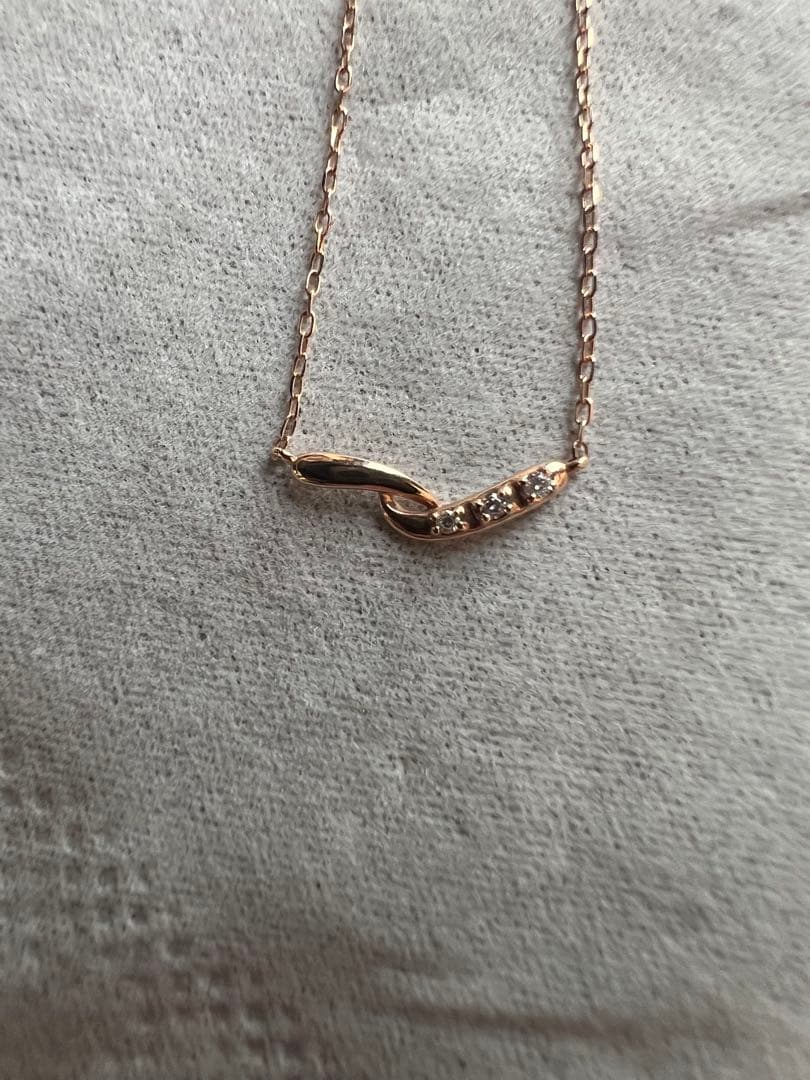 ヴァンドーム青山　k10 ゴールド　ダイヤモンド　ネックレス