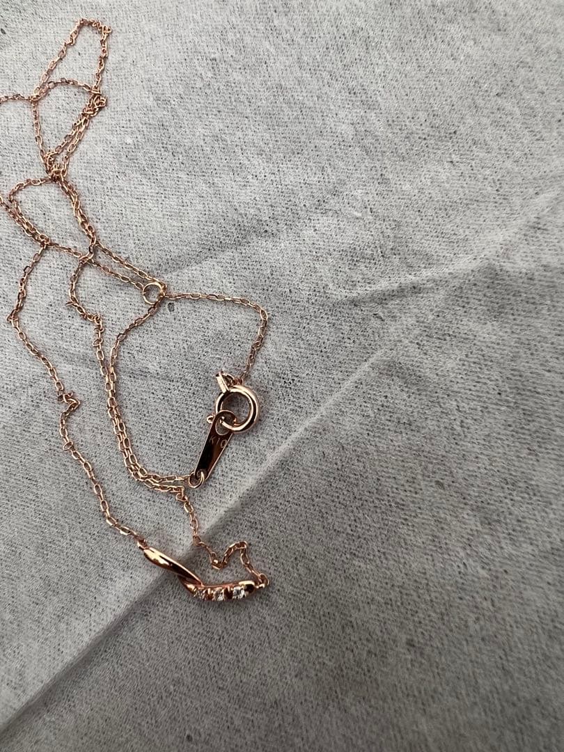 ヴァンドーム青山　k10 ゴールド　ダイヤモンド　ネックレス