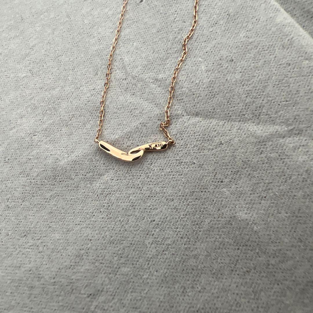 ヴァンドーム青山　k10 ゴールド　ダイヤモンド　ネックレス