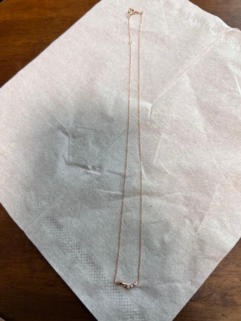 ヴァンドーム青山　k10 ゴールド　ダイヤモンド　ネックレス