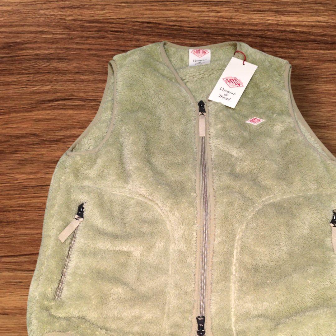 タグ付き新品未使用★ダントン　ふわふわボアベスト36