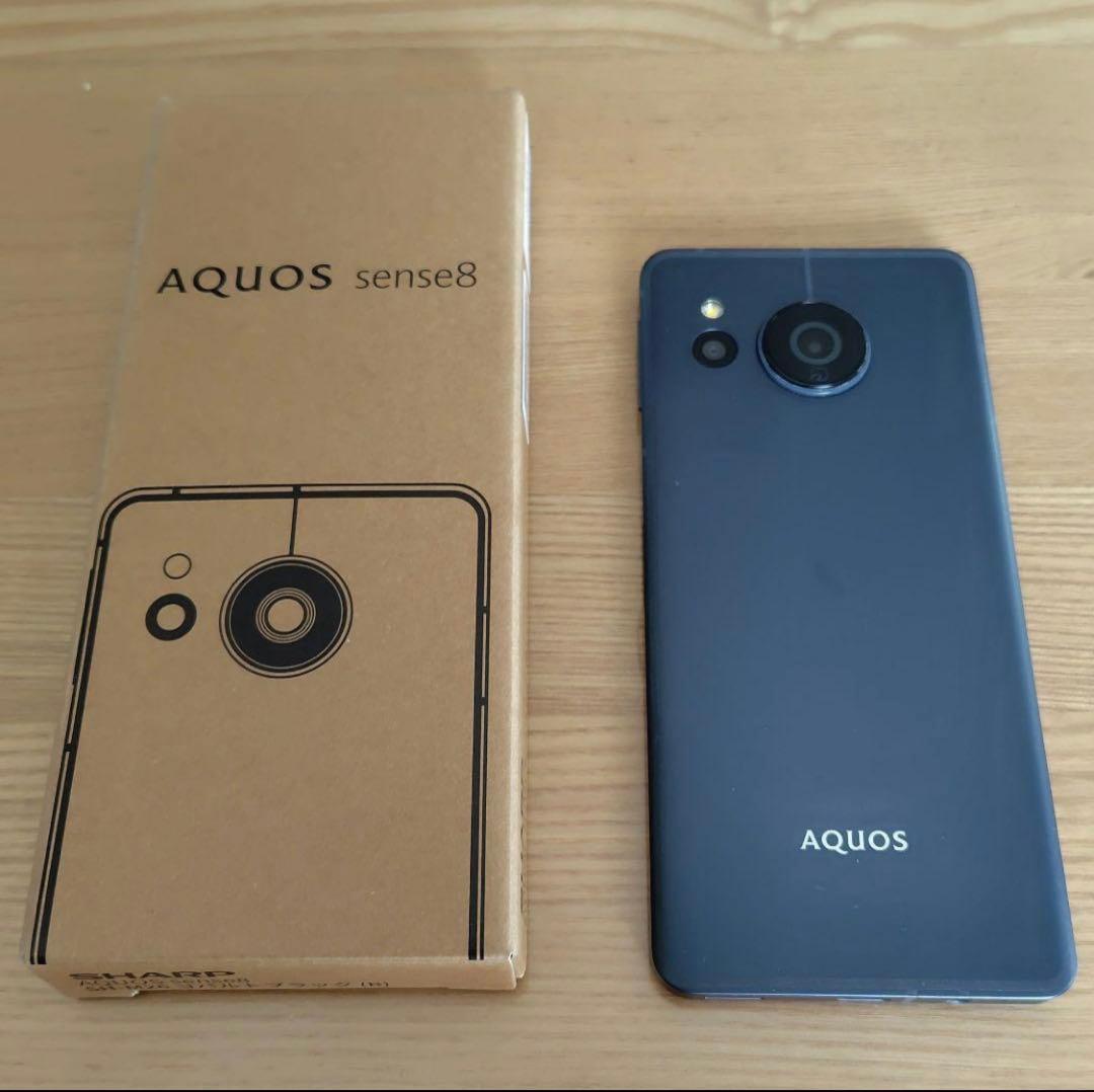AQUOS sense8 コバルトブラック 128GB SIMフリー