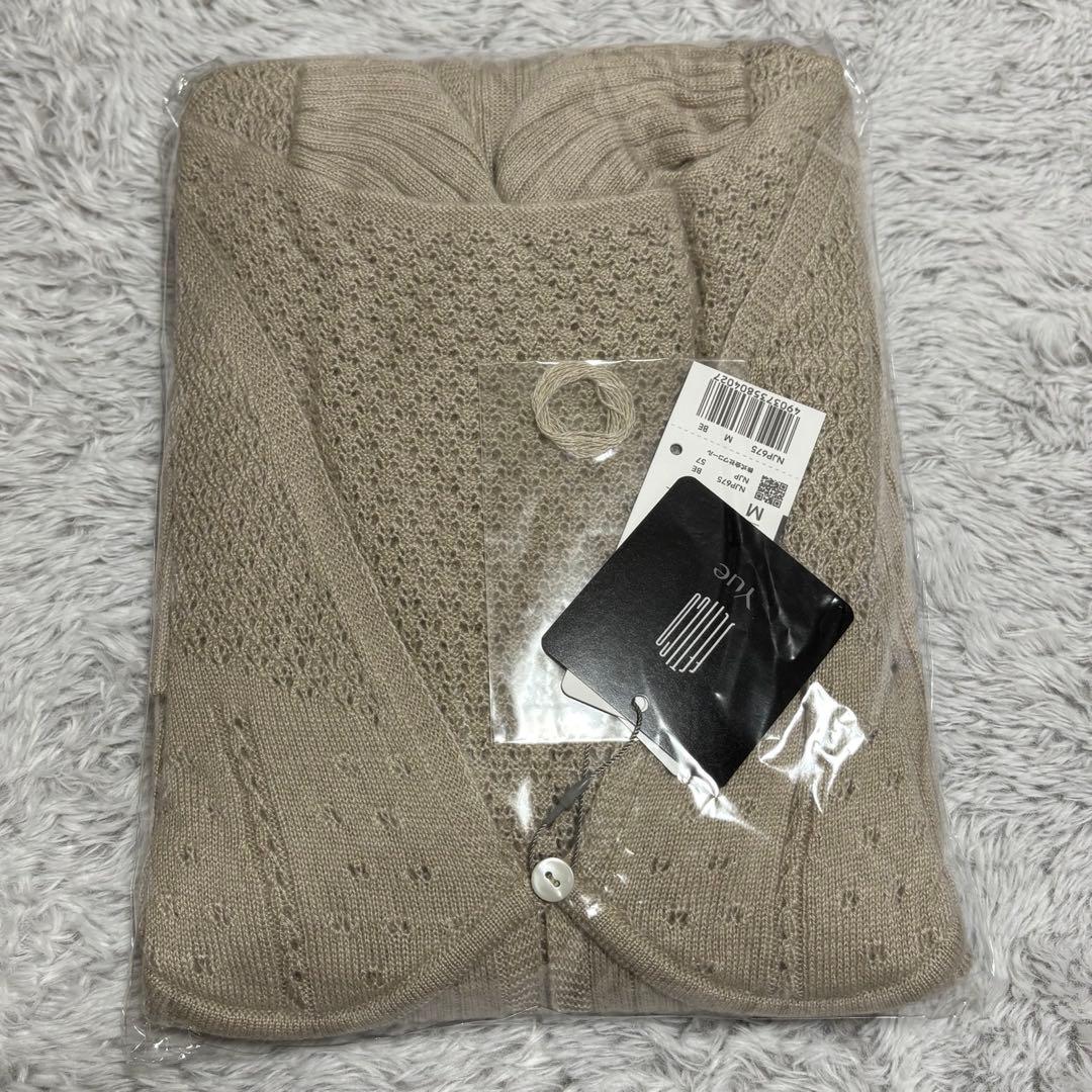 【新品】WACOAL ＦＥＴＩＣＯ×Ｙｕｅ　シルク混のカシミヤニットカーディガン