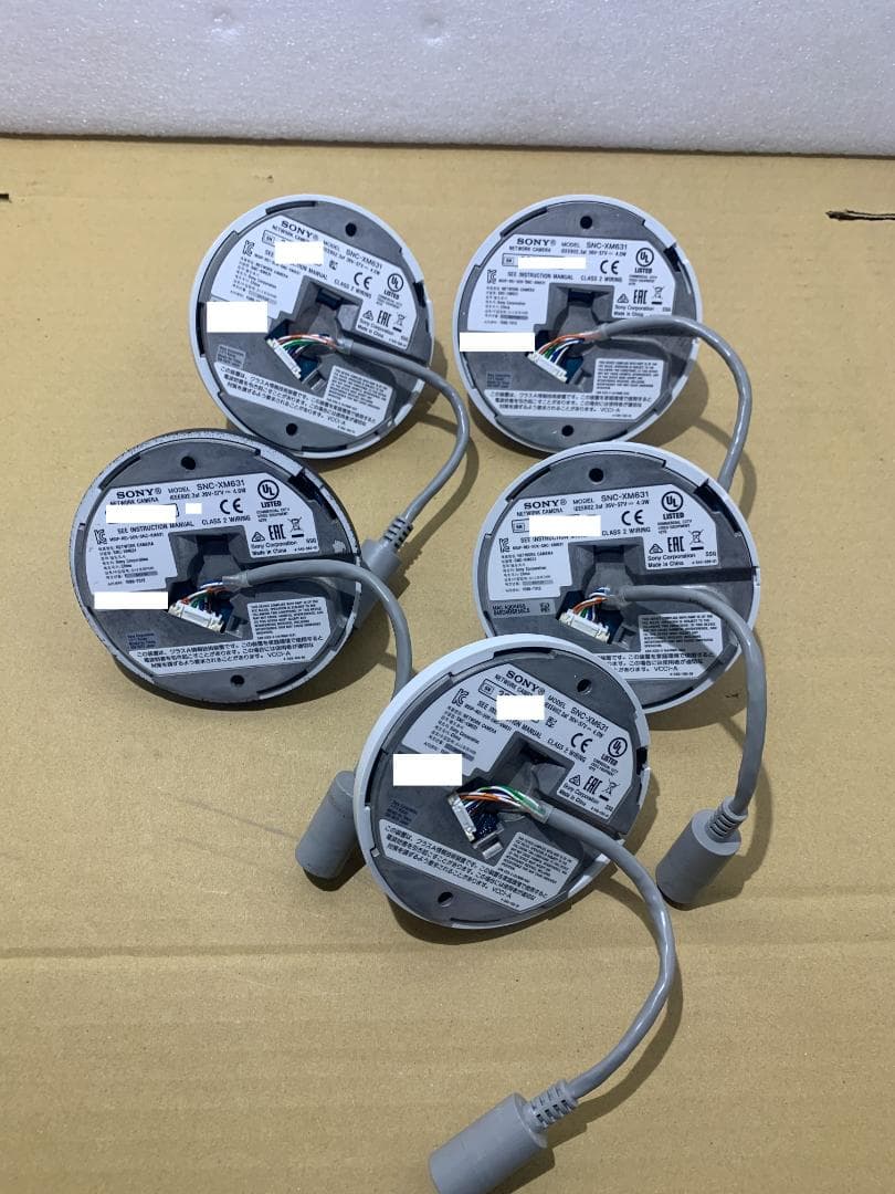 SONY ソニー SNC-XM631 ネットワークカメラ　5台セッド