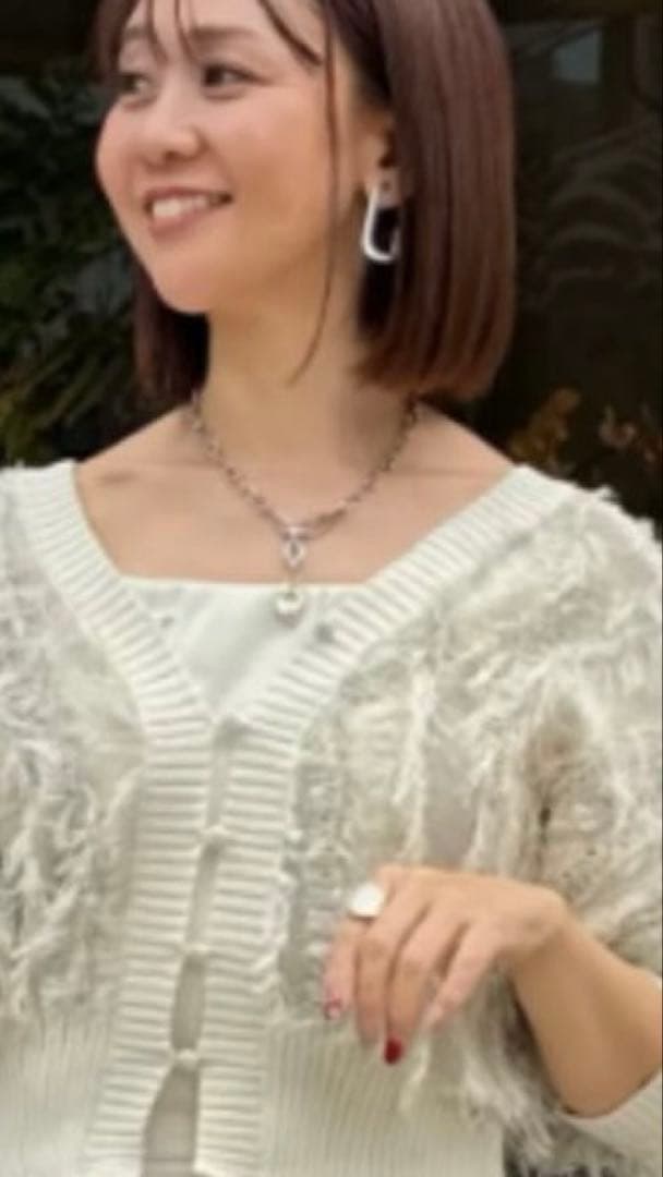 FOSIE ボリュームチェーンネックレス / シルバー