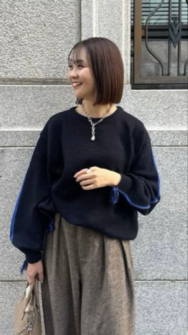 FOSIE ボリュームチェーンネックレス / シルバー