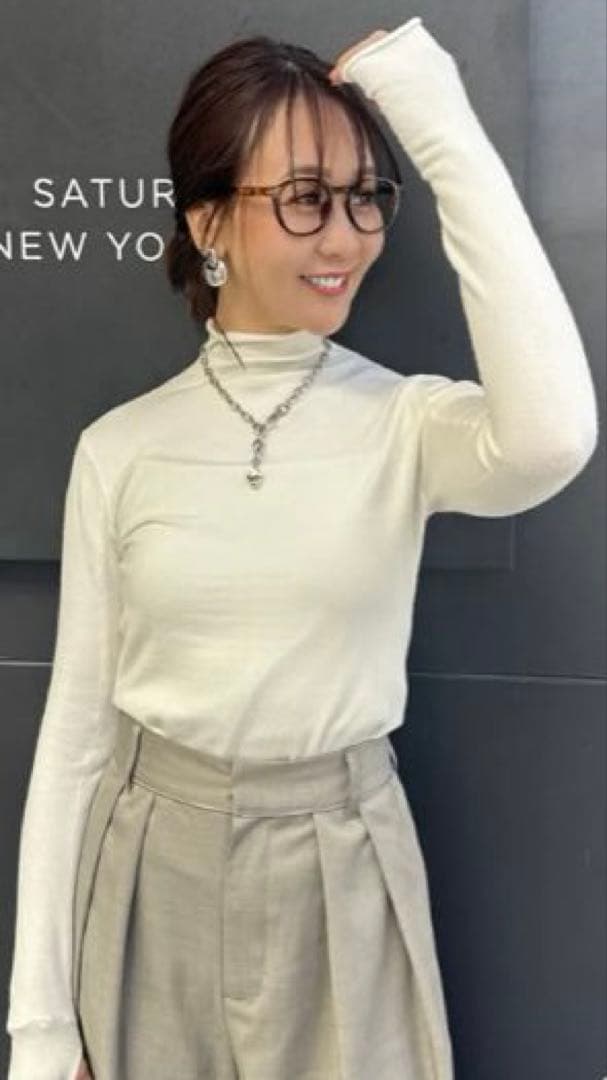 FOSIE ボリュームチェーンネックレス / シルバー