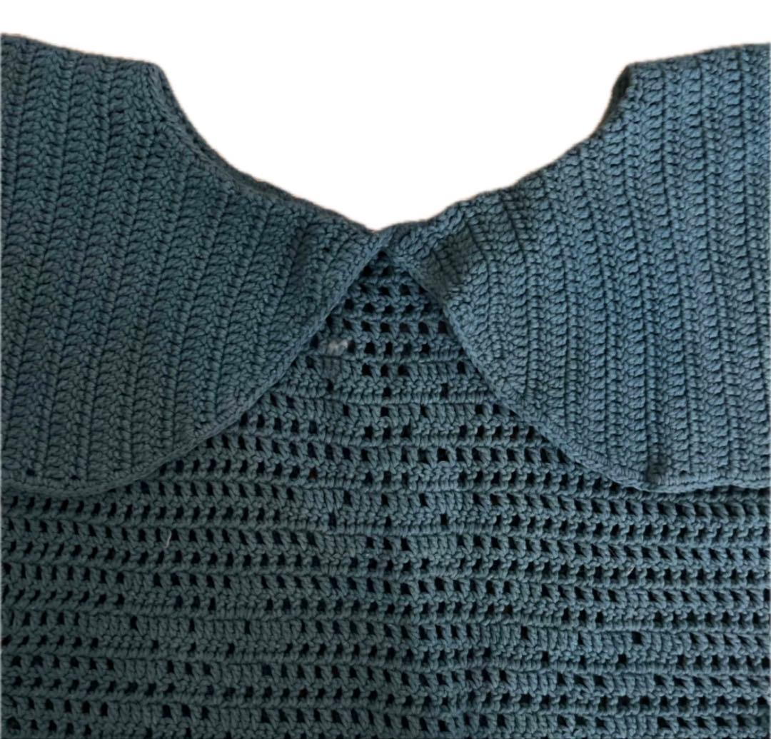 MOI襟付きニットベスト