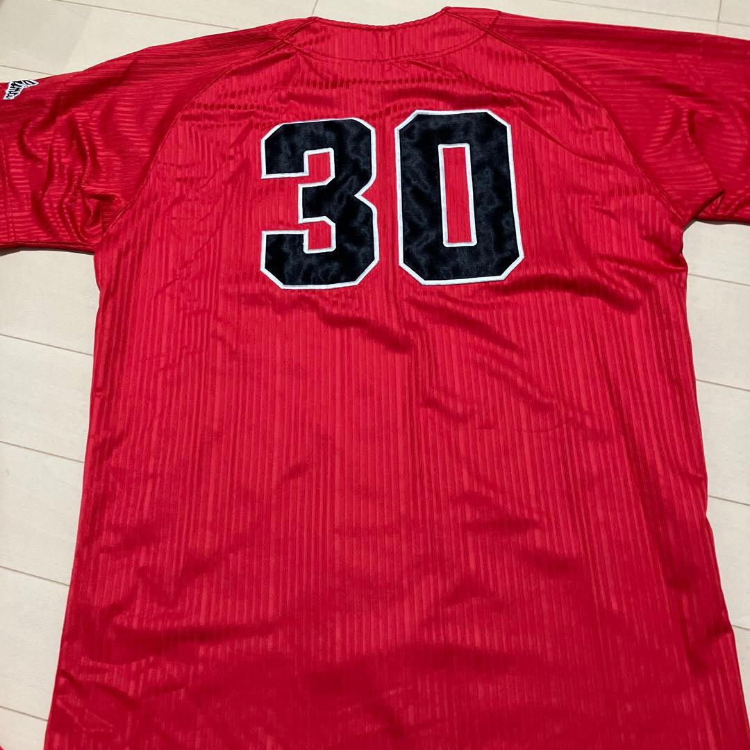 広島東洋カープ　赤道直火　ユニフォーム　一岡　サイズL