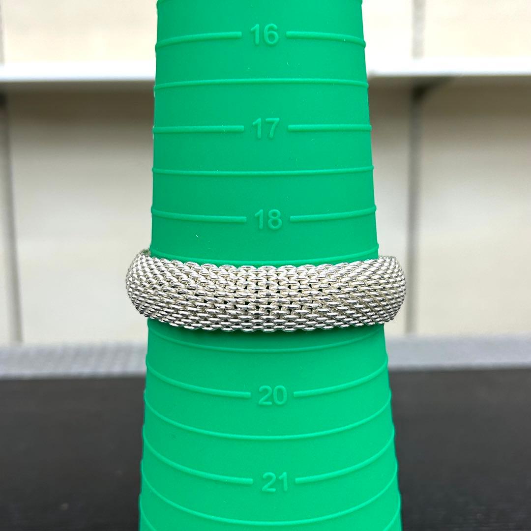 ティファニー　バングル　サマセット　メッシュ　シルバー925 ブレスレット