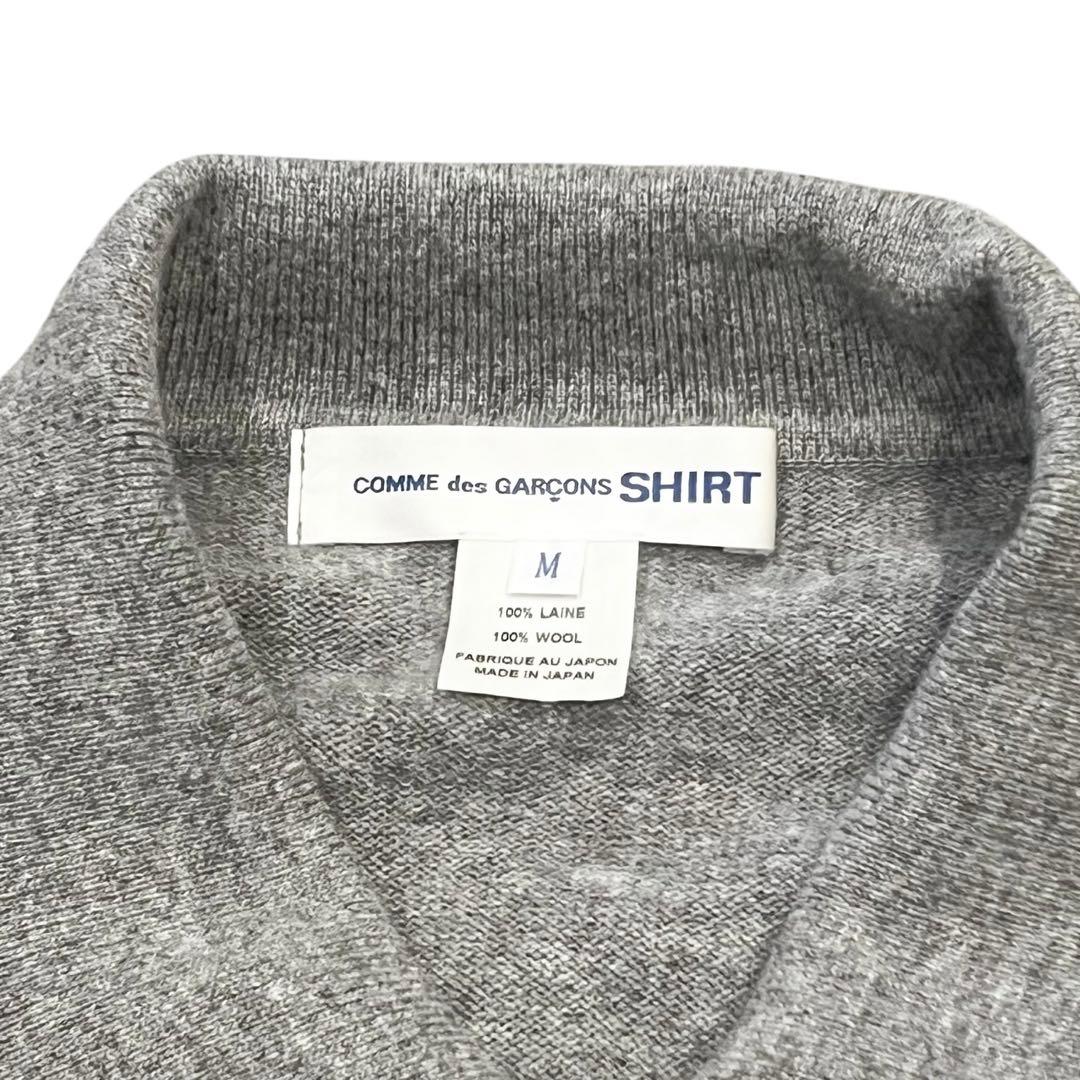 COMME des GARCONS SHIRT 12ゲージウールニットポロ