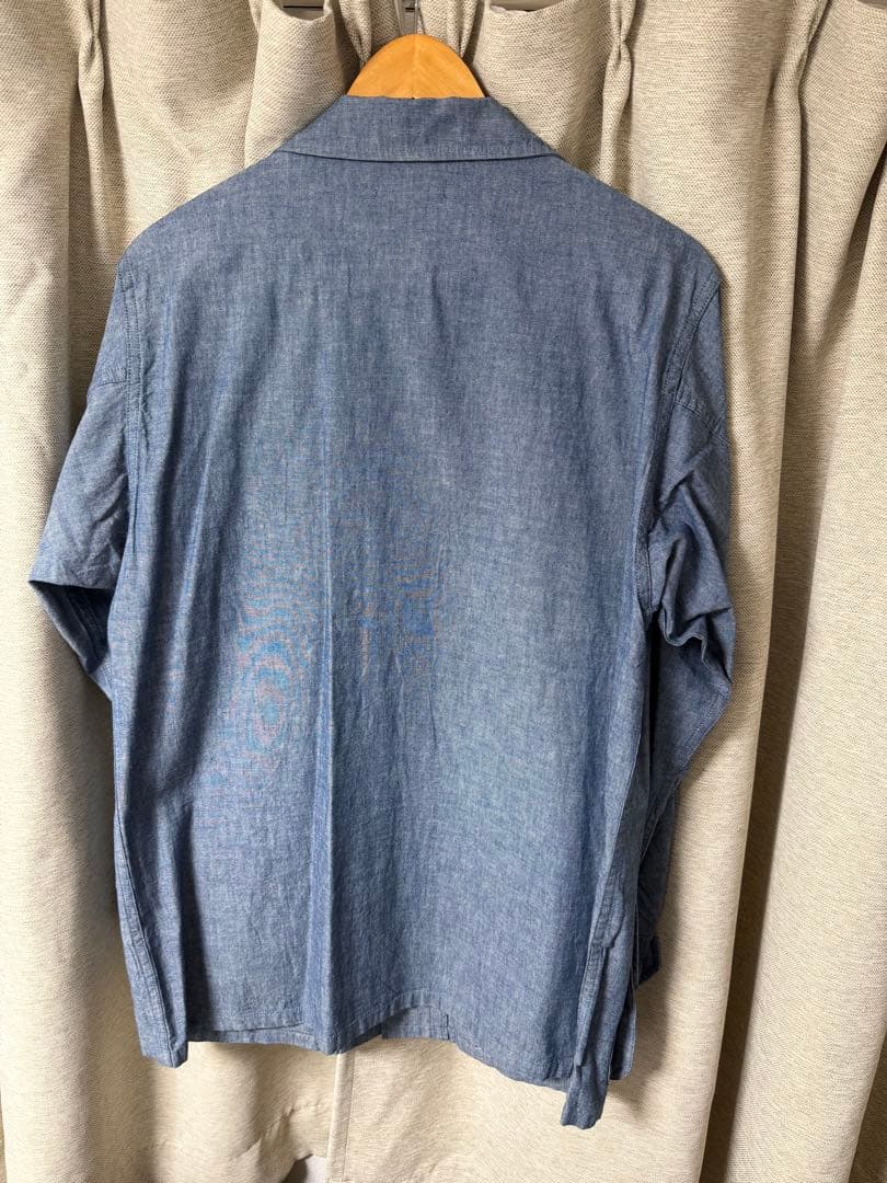 slow&coスロウ シャンブレーファティーグジャケット