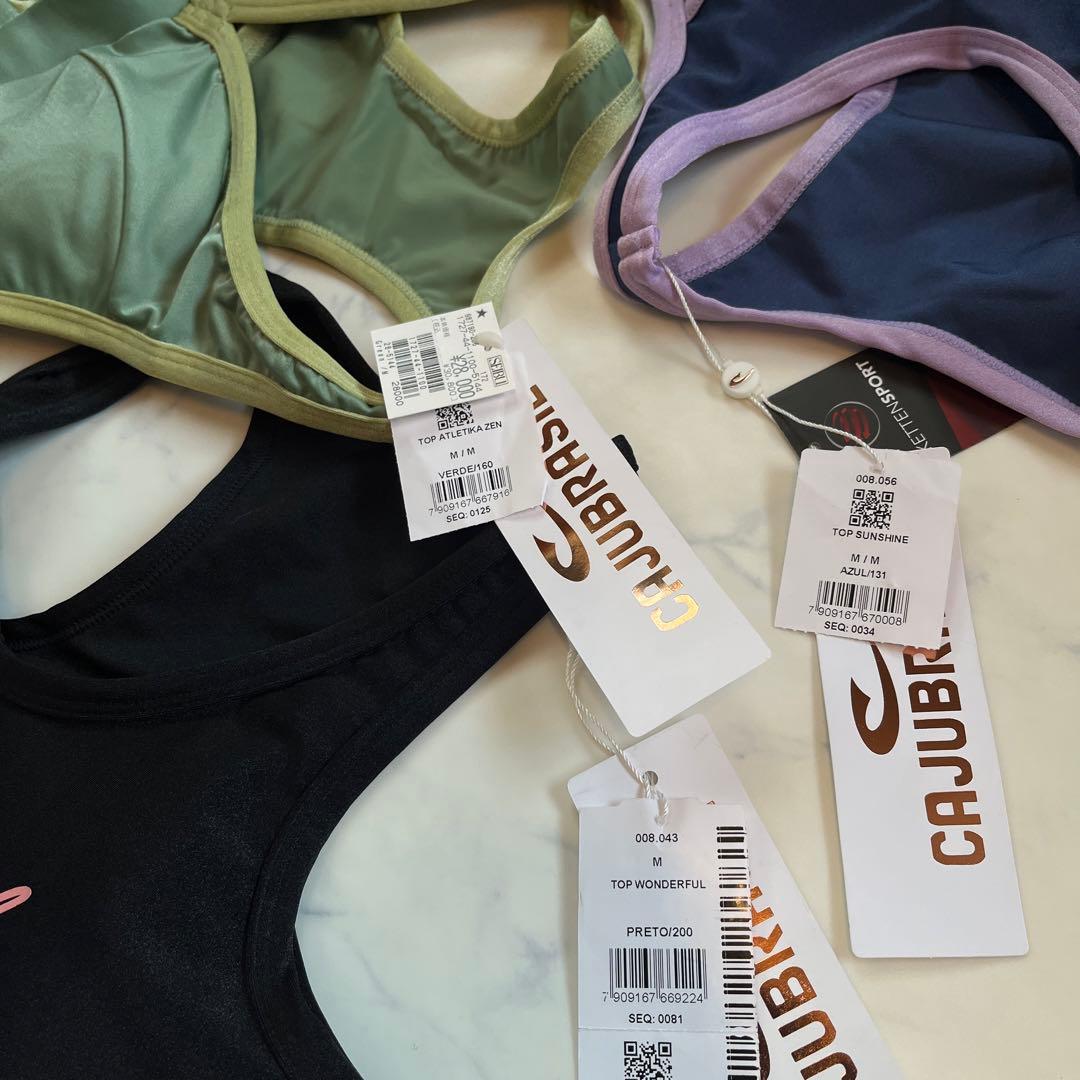 1点シミありCAJU BRASILヨガウェア3セット スポーツブラ レギンス新品
