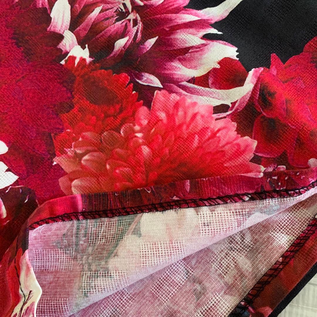 Rady レディー　浴衣　リゾートフラワー　リゾフラ　ブラック　黒　帯　ピンク