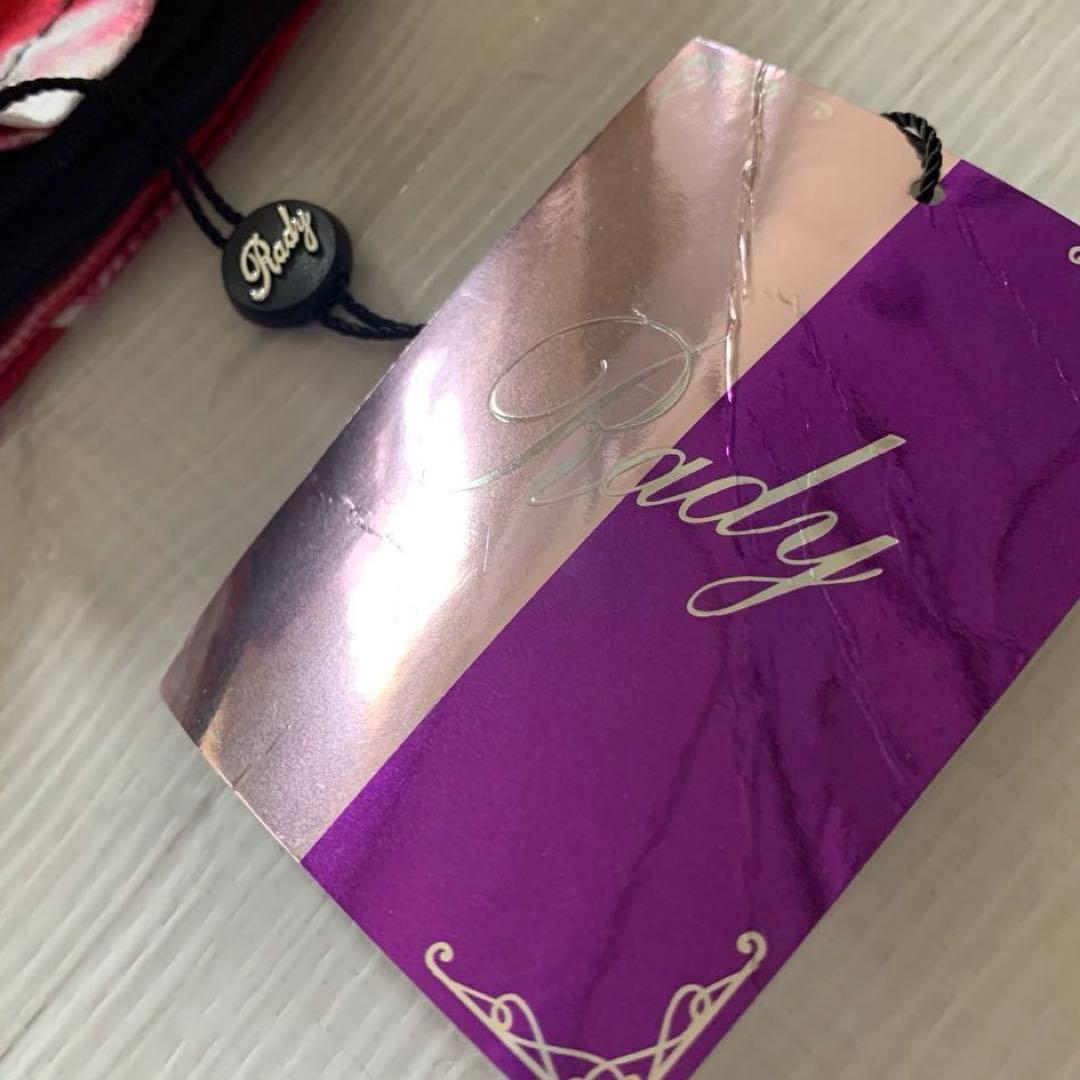 Rady レディー　浴衣　リゾートフラワー　リゾフラ　ブラック　黒　帯　ピンク