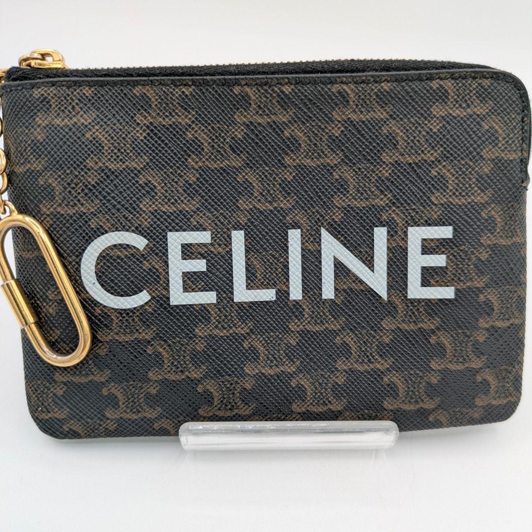 CELINE セリーヌ トリオンフ PVC ケース 箱 袋 coin 茶