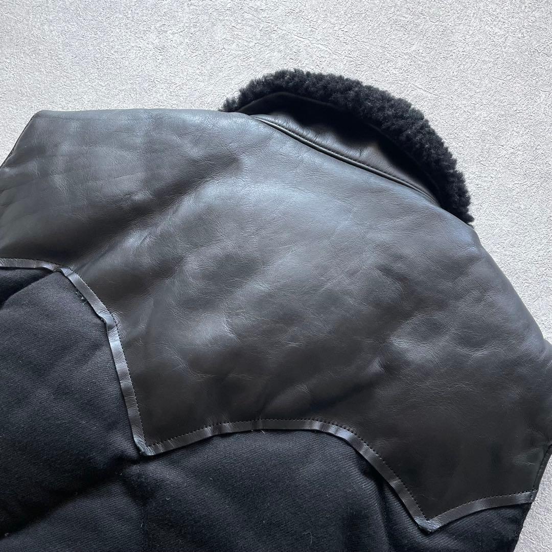 別注ロッキーマウンテン ウールクリスティベスト オールブラック SIZE40