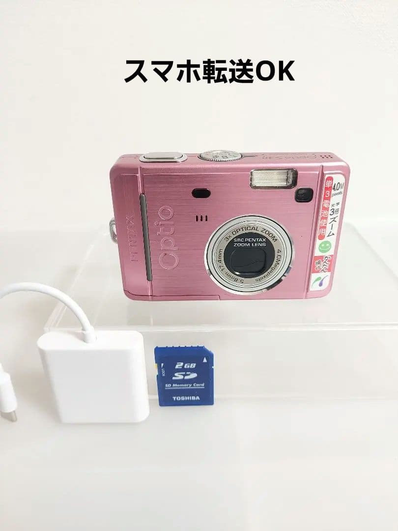 美品　PENTAX Optio S40　動作確認済み　スマホ転送