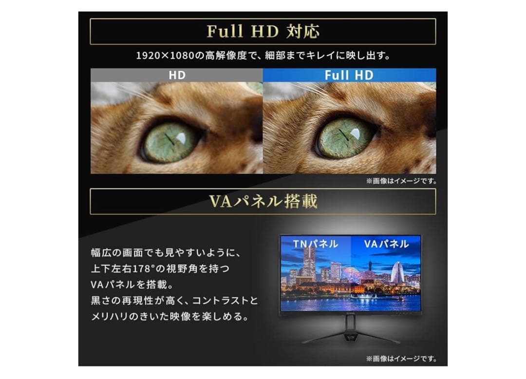 アイリスオーヤマ モニター 21インチ