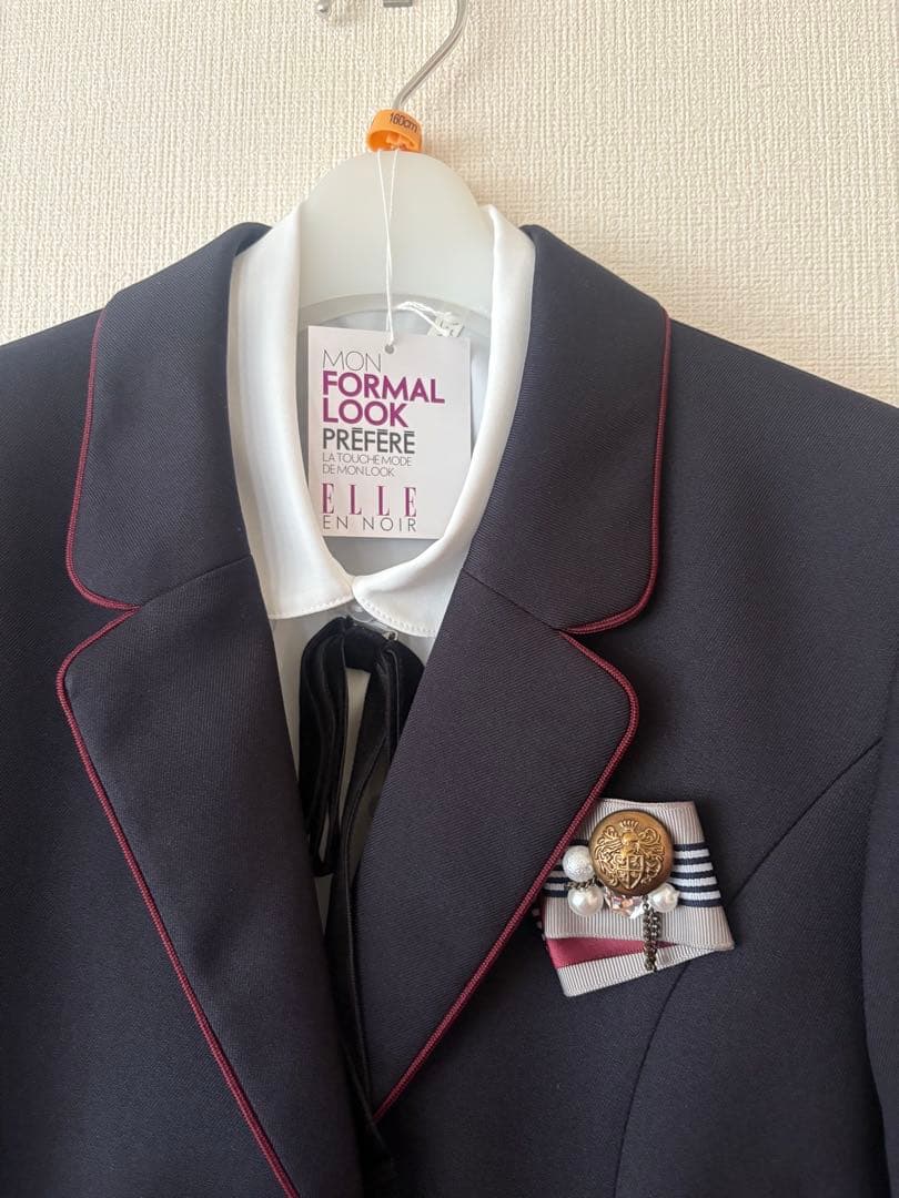 160 小学校卒業式パンツスーツ ELLE EN NOIR 4201-2506