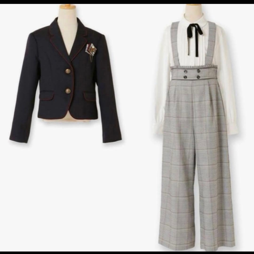 160 小学校卒業式パンツスーツ ELLE EN NOIR 4201-2506