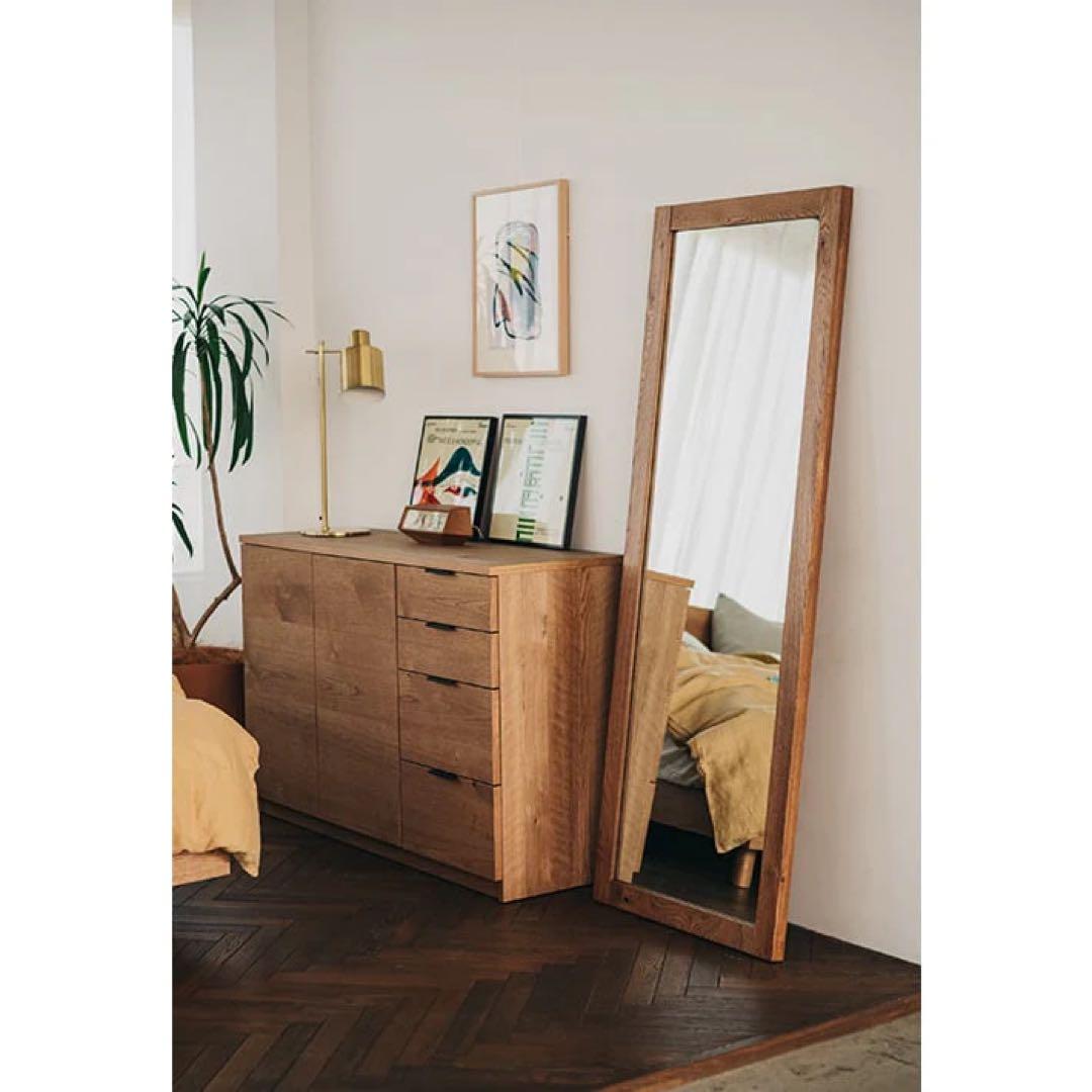 unico ADDAY(アディ) ミラー 全身鏡 オイルメンテナンスクリア付