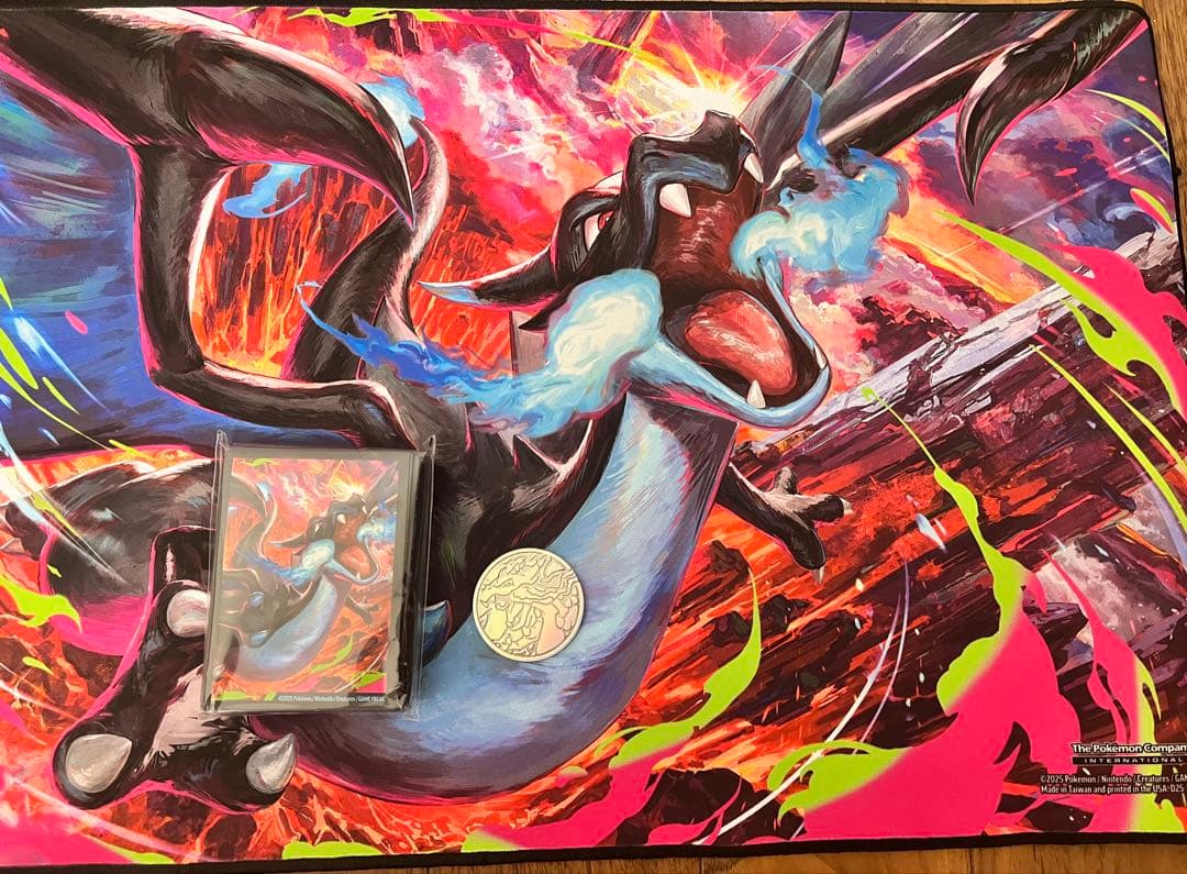 メガリザードンX プレイマット & スリーブ未開封＆ UPC 2025