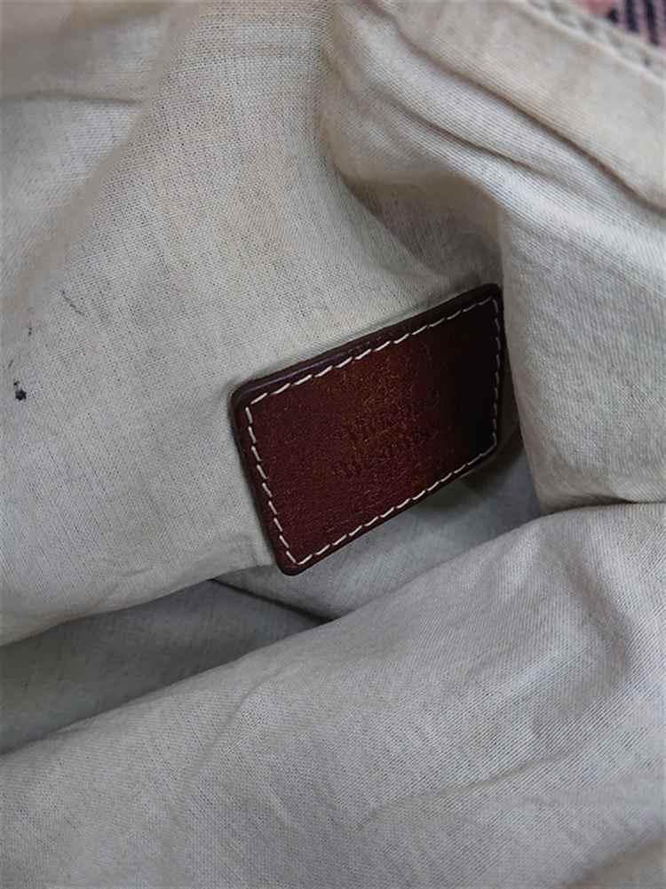 ◎ヴィヴィアン・ウエストウッド チェック柄トートバッグ ピンク系 レディース