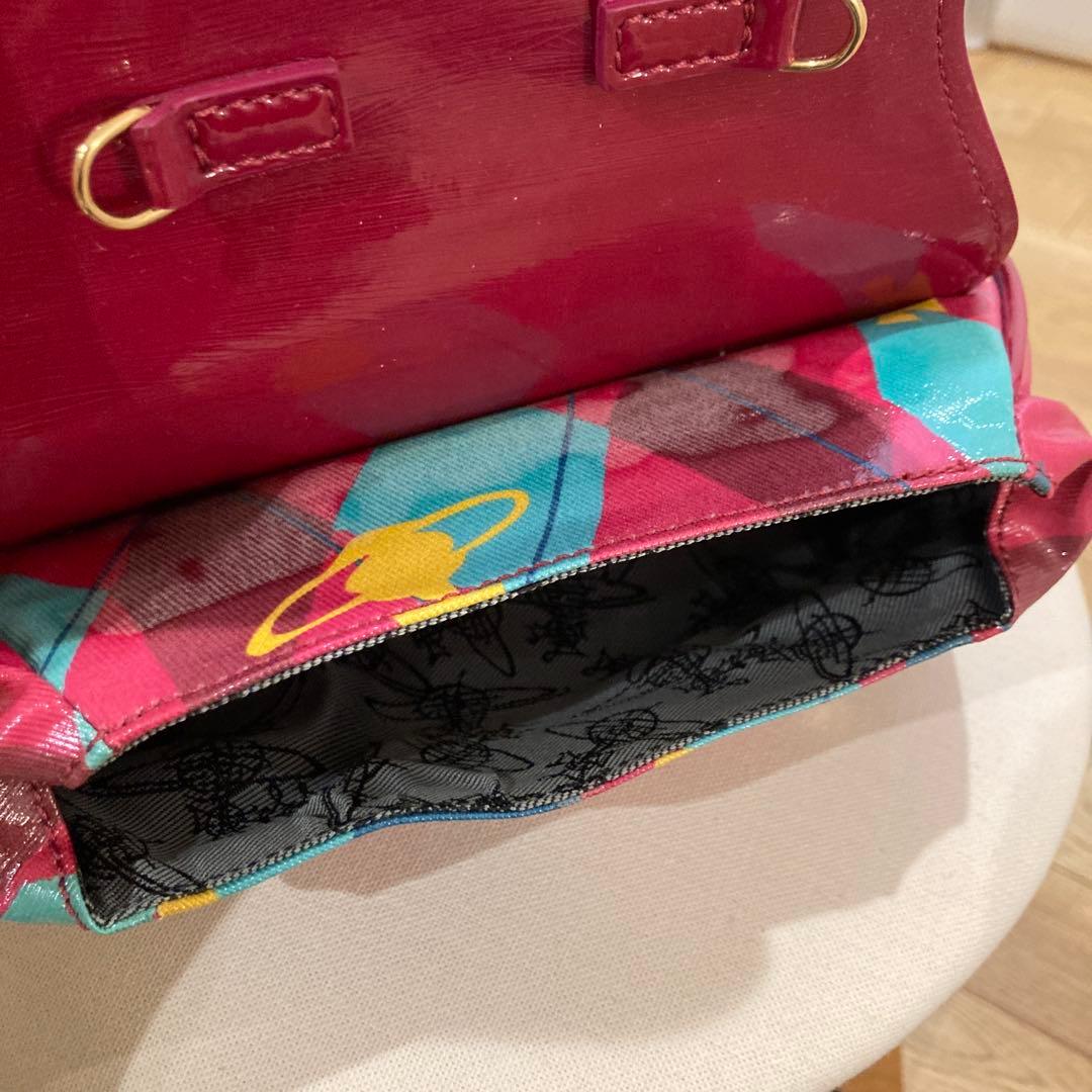 【美品(内側訳あり)】ヴィヴィアンウエストウッド　バッグ　クラッチ　ショルダー