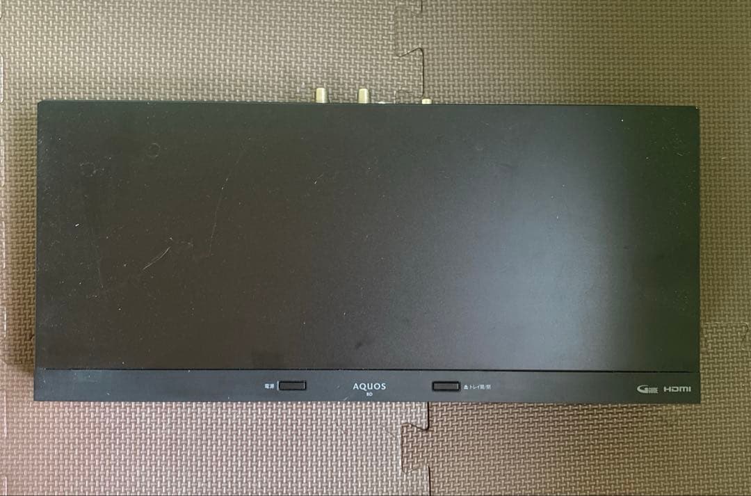 2019年製 AQUOS 4Kブルーレイレコーダ 外付HDD付