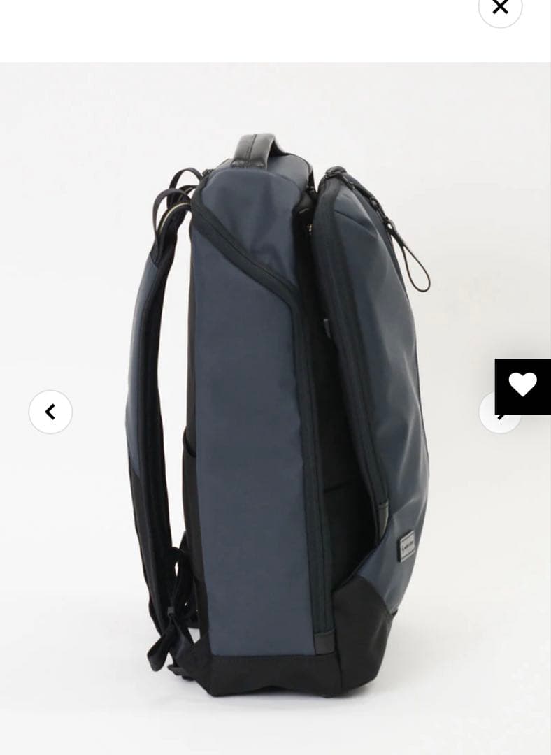 【さらに値下げ！1回使用】マスターピースslick バックパックL ネイビー袋付