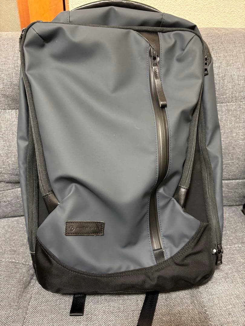 【さらに値下げ！1回使用】マスターピースslick バックパックL ネイビー袋付