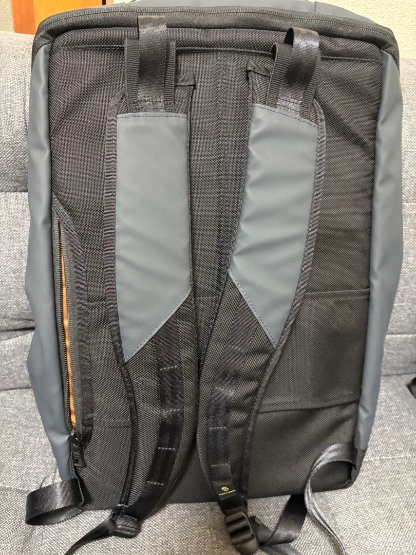 【さらに値下げ！1回使用】マスターピースslick バックパックL ネイビー袋付