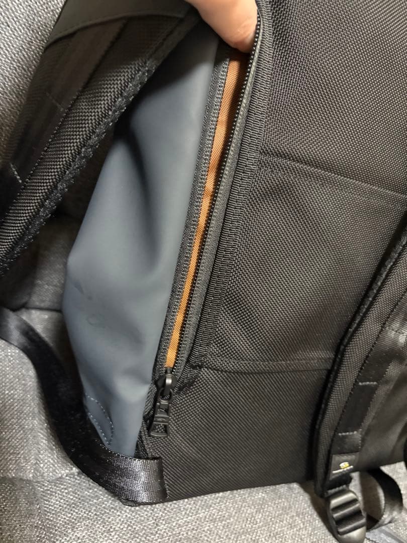 【さらに値下げ！1回使用】マスターピースslick バックパックL ネイビー袋付