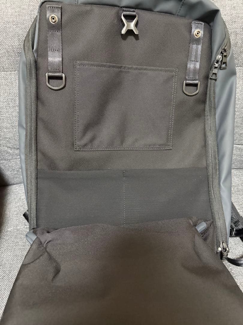 【さらに値下げ！1回使用】マスターピースslick バックパックL ネイビー袋付