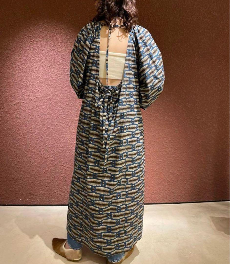 極美品✳︎6 ROKU COTTON BATIK DRESS ワンピース