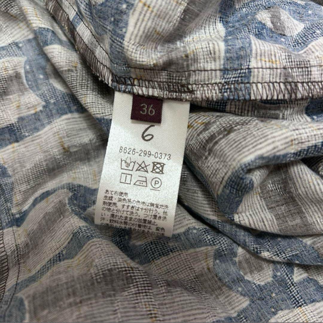 極美品✳︎6 ROKU COTTON BATIK DRESS ワンピース