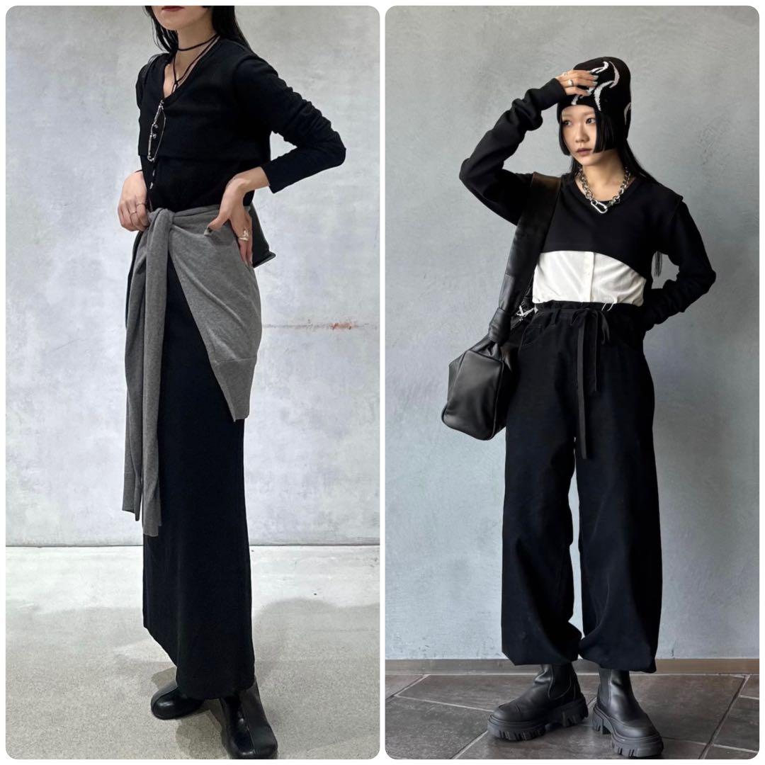 ADAM ET ROPÉ FEMMEWフェイスジャージーセットワンピース新品