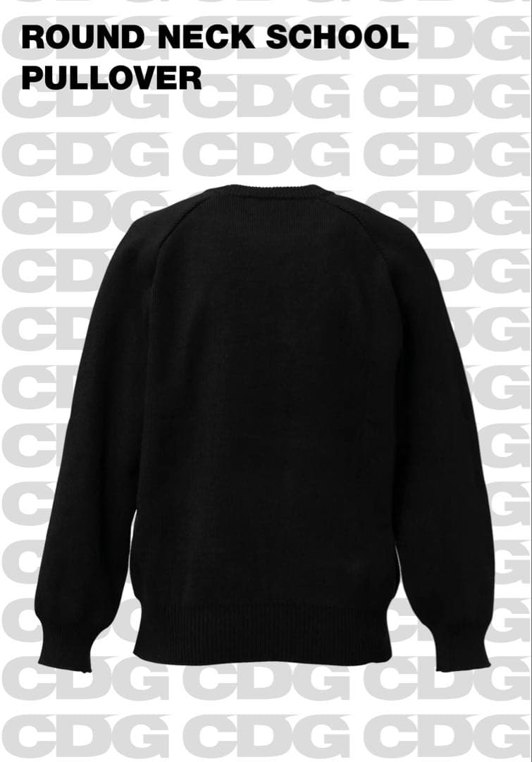 CDG コムデギャルソン ROUND NECK SCHOOL PULLOVER