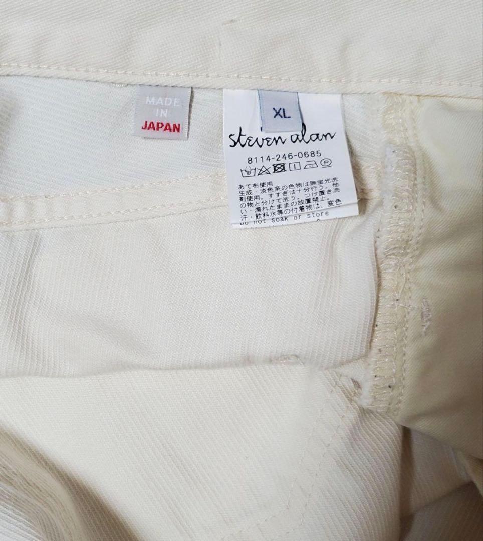 スティーブアラン Steven Alan チノパン チノパンツ ホワイト XL