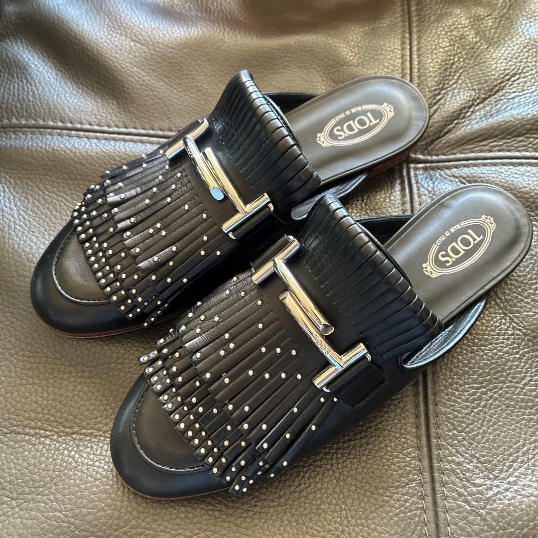 【naonao様/1度着用】トッズ　36サイズ　ローファー ミュール　フラット