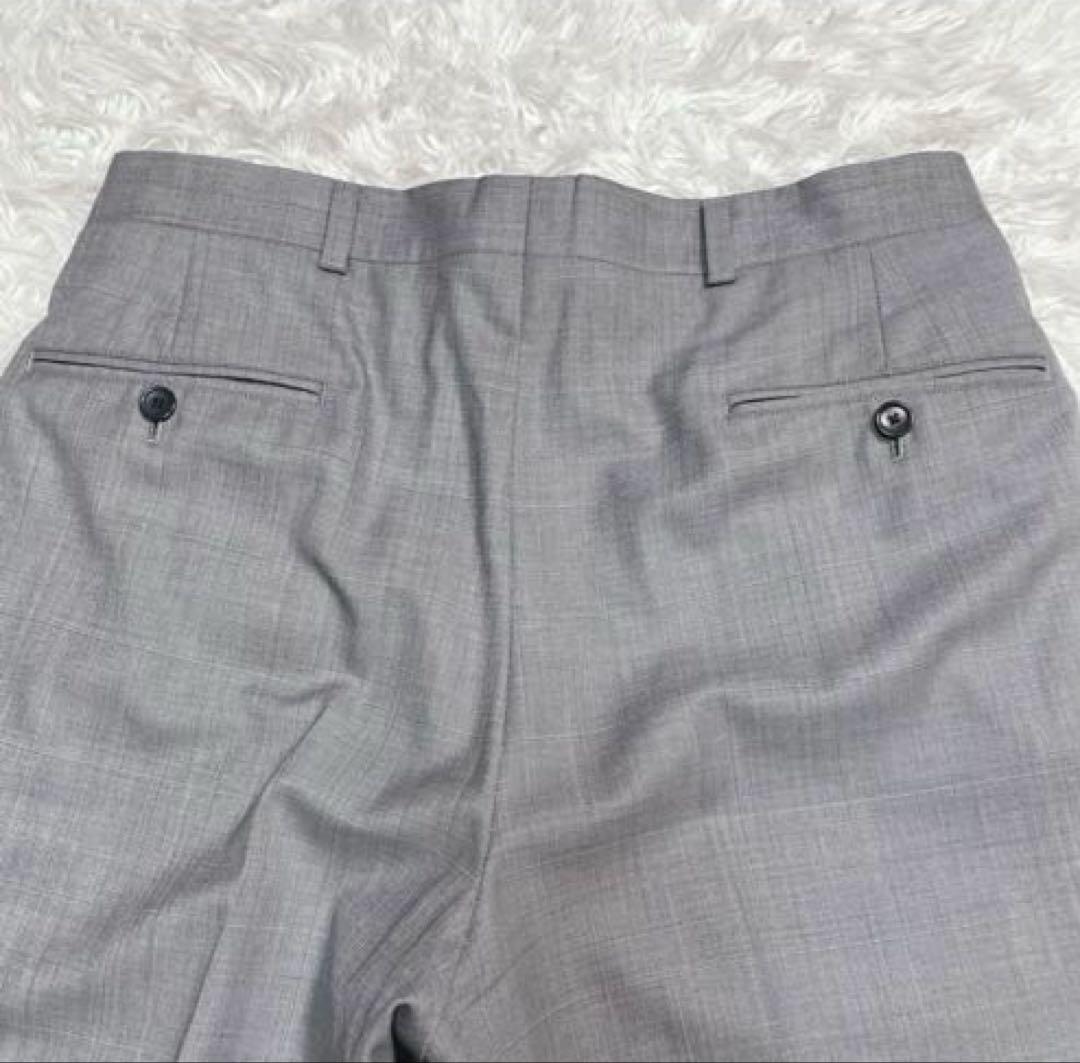 極美品　ブルックスブラザーズ　セットアップ　スーツ　グレー　チェック