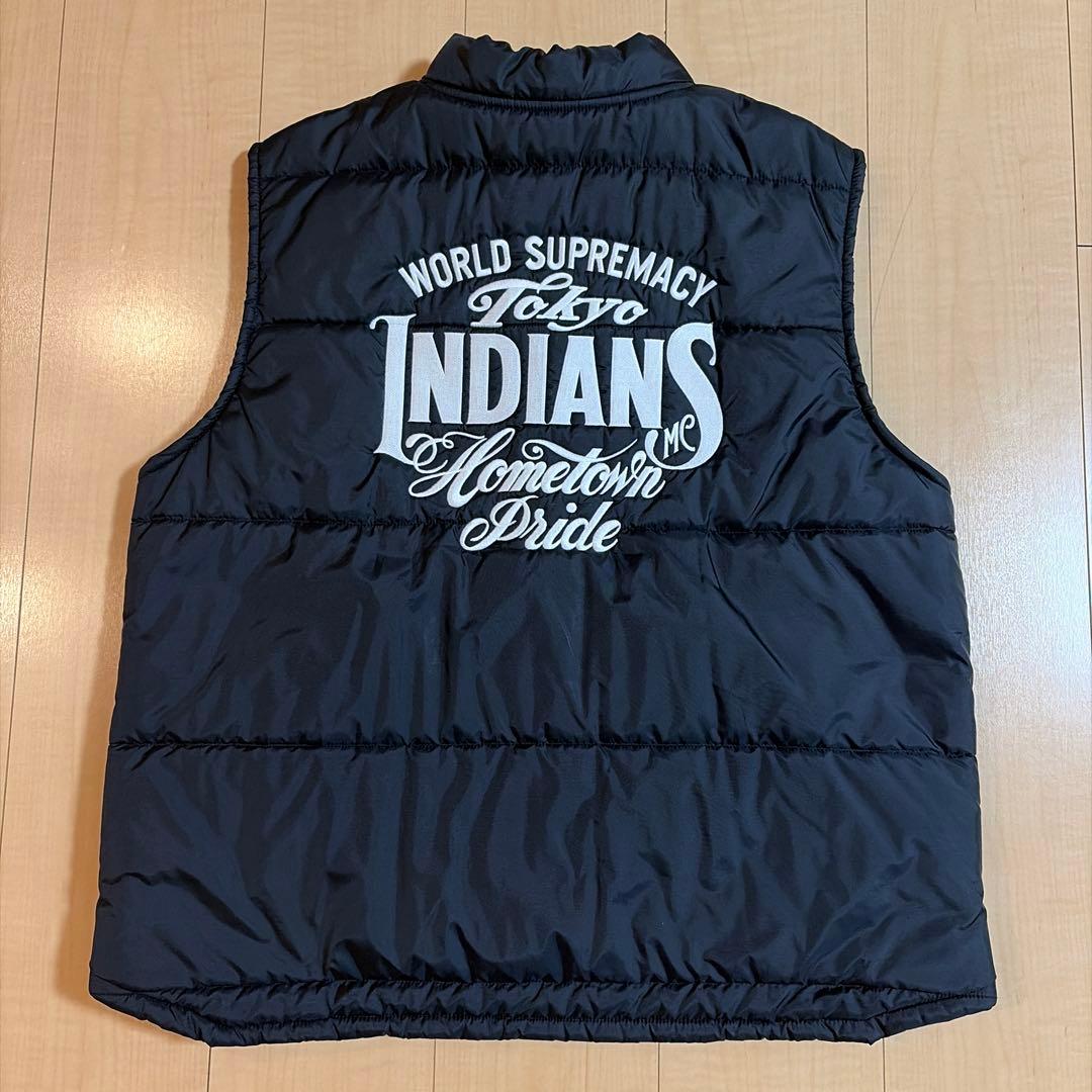 東京インディアンズ　ベスト　黒　Lサイズ