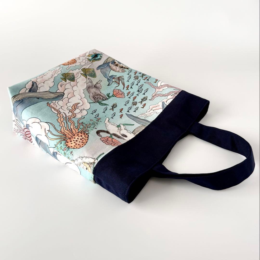 うなさま 専用 おとぎの国の猫と仲間たち ミニ トートバッグ ハンドメイド