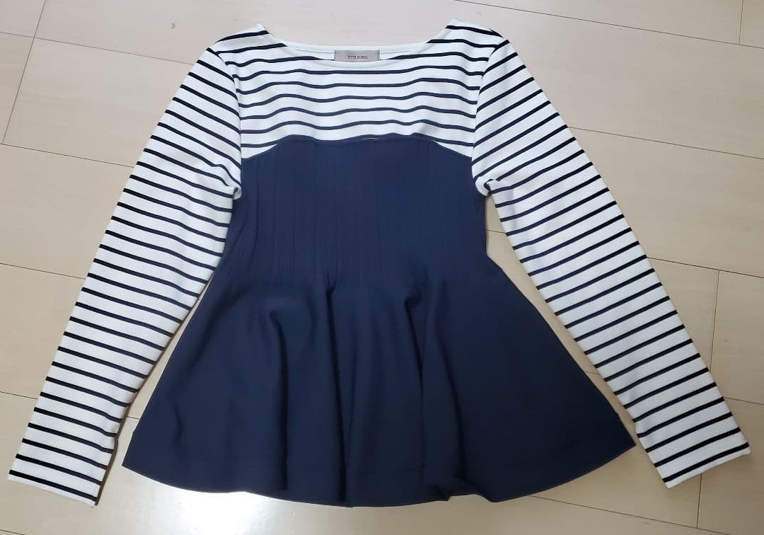 未使用 JUSGLITTY ジャスグリッティ カットソー レイヤード ニット