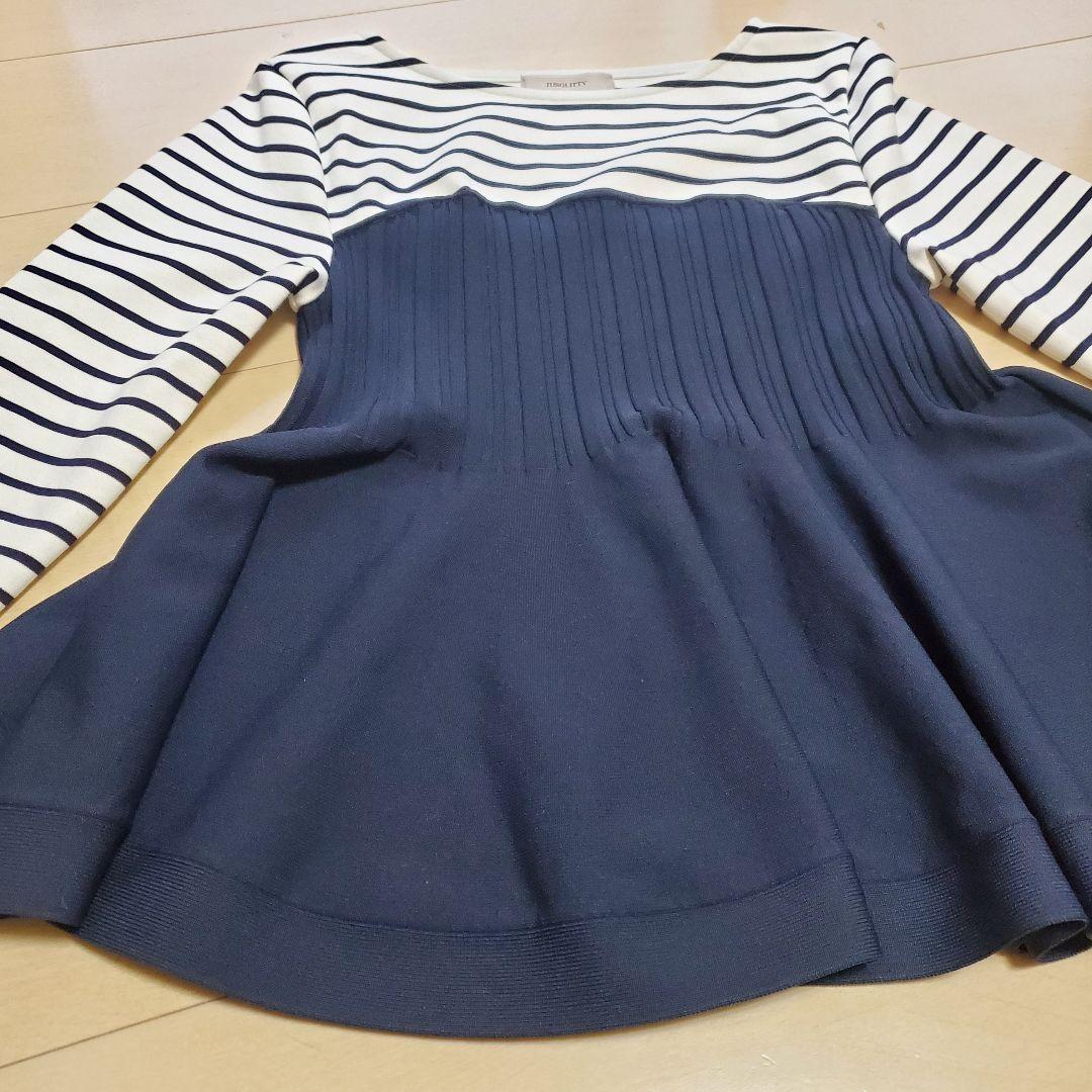未使用 JUSGLITTY ジャスグリッティ カットソー レイヤード ニット