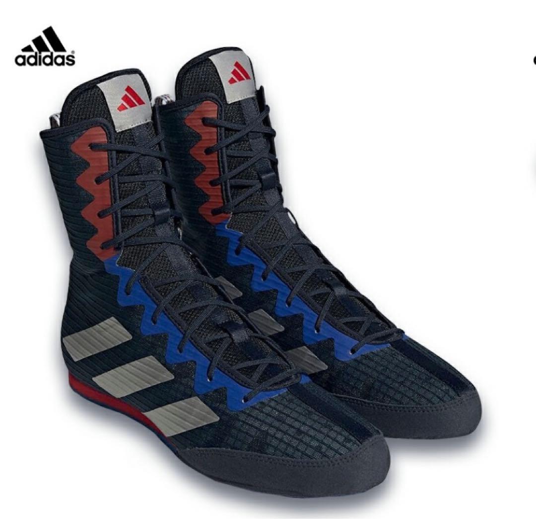 adidas ボクシングシューズ BOX HOG4 レジェンドインク　27cm