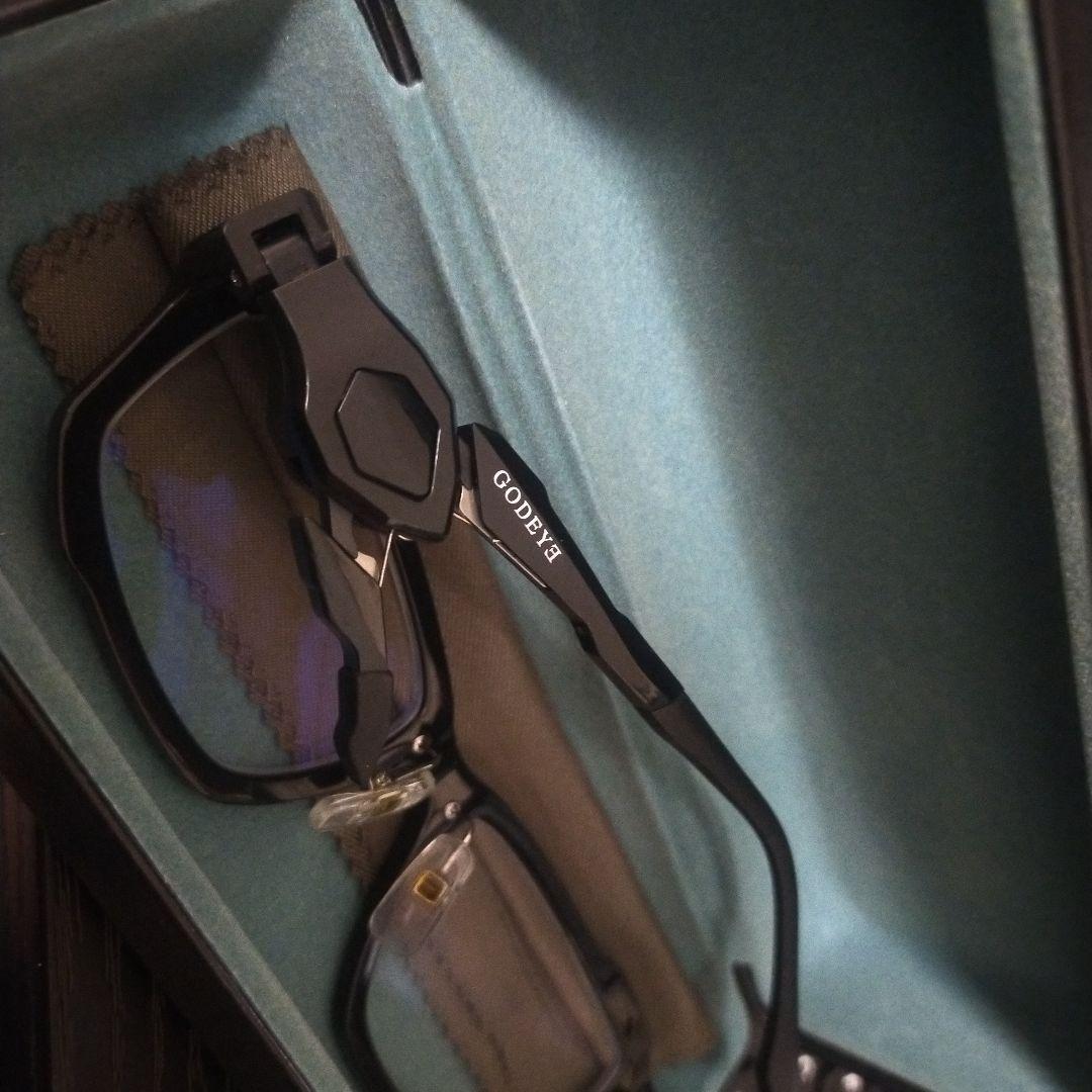 GODEYE 黒蓮　メガネ